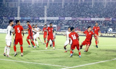 আলো ছড়িয়েও হারল হামজার বাংলাদেশ