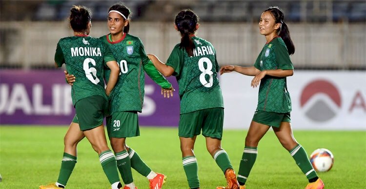 বাহরাইনের জালে বাংলাদেশি মেয়েদের ৭ গোল