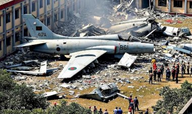 উত্তরায় ‘প্রশিক্ষণ বিমান’ বিধ্বস্ত: নিহত ১, দগ্ধ ৩০