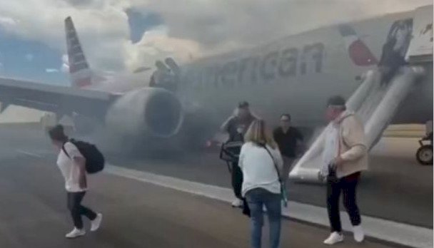 বোয়িংয়ে আগুন, বাঁচলেন ১৭৩ যাত্রী