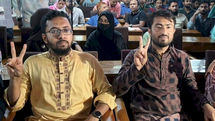 জাকসুর ভিপি জিতু, জিএস মাজহারুল